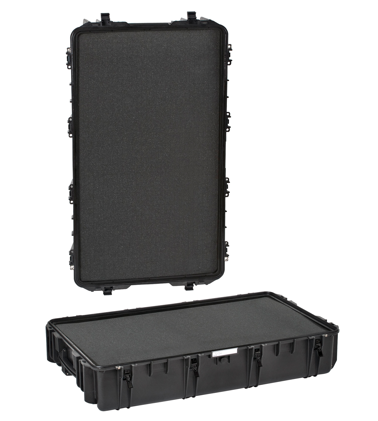 Explorer 10840B black legacy waterproof wheeled foam filled case