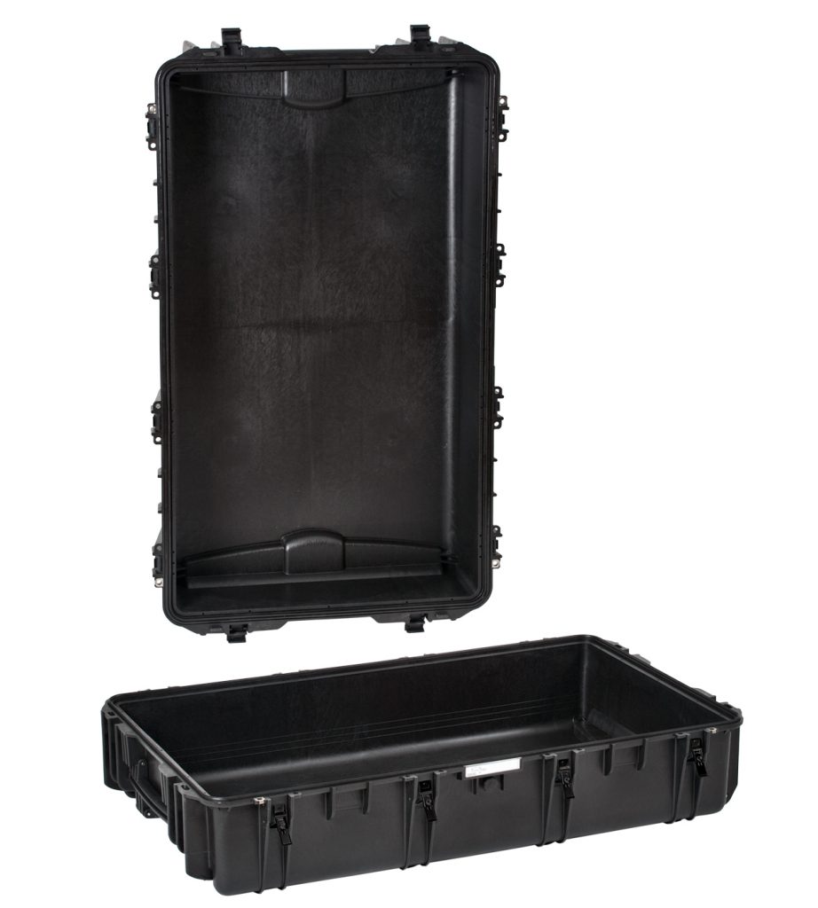 Explorer 10840B black legacy waterproof wheeled empty case
