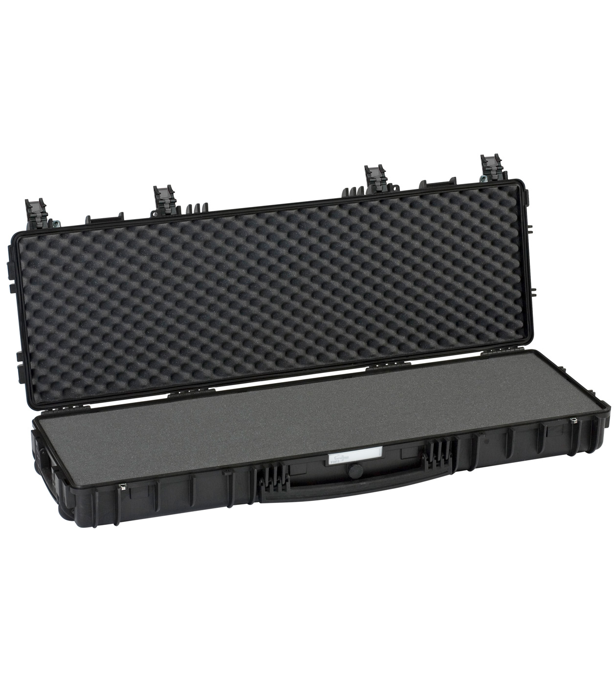 Explorer 11413B black legacy waterproof wheeled foam filled case