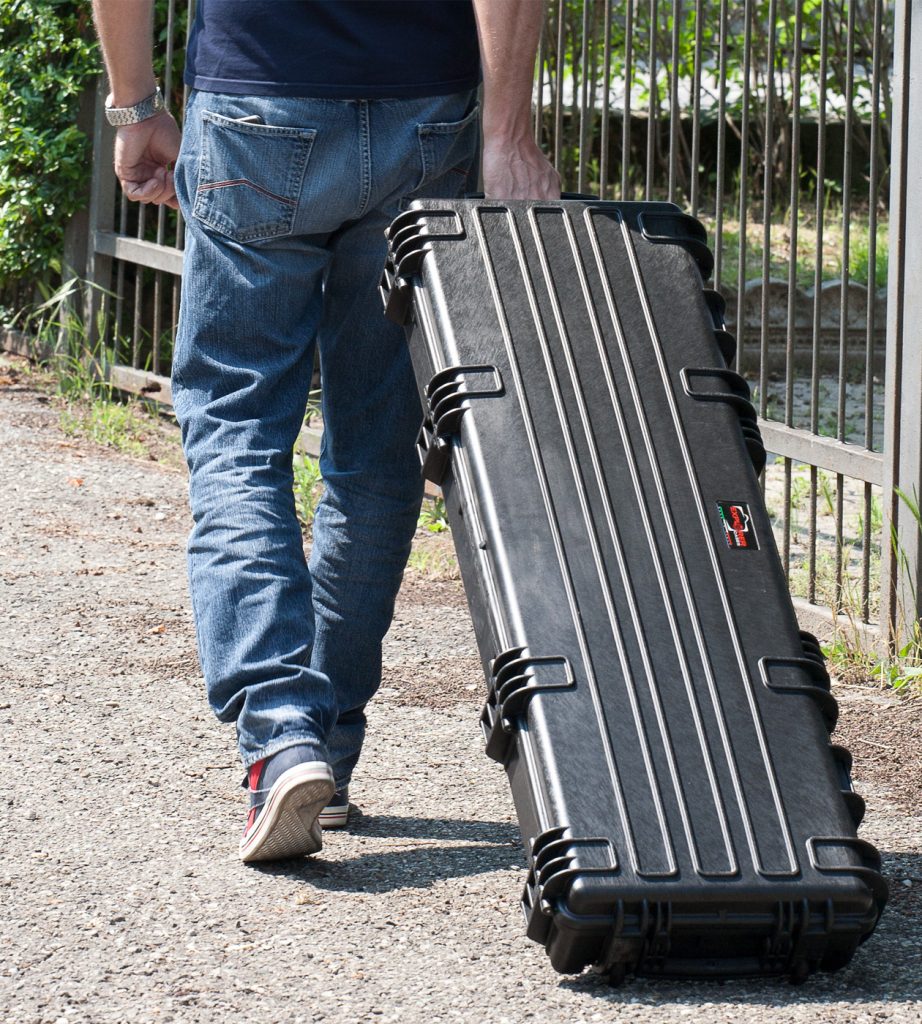 Explorer 11413B black legacy waterproof wheeled empty case