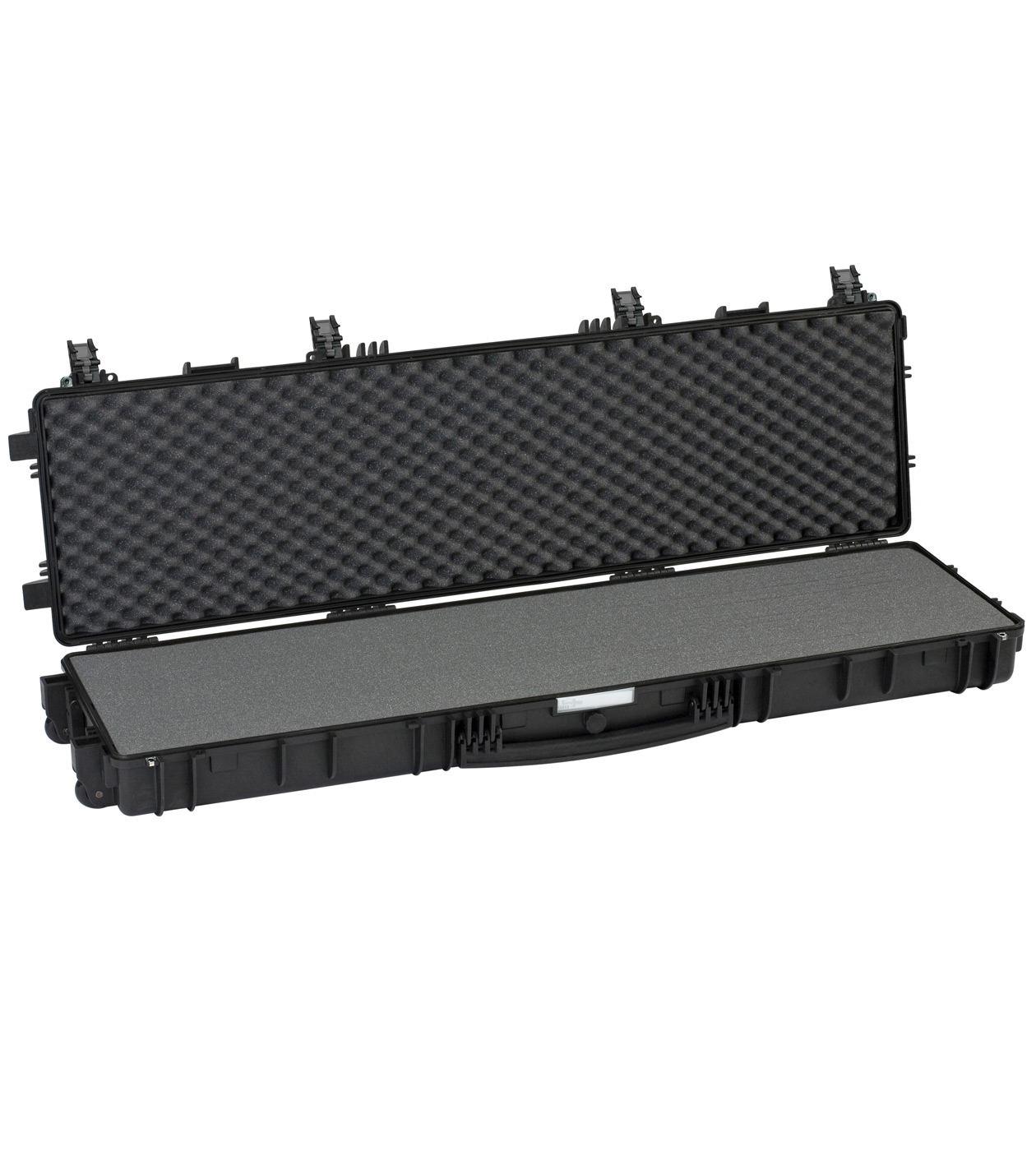 Explorer 13513B black legacy waterproof wheeled foam filled case