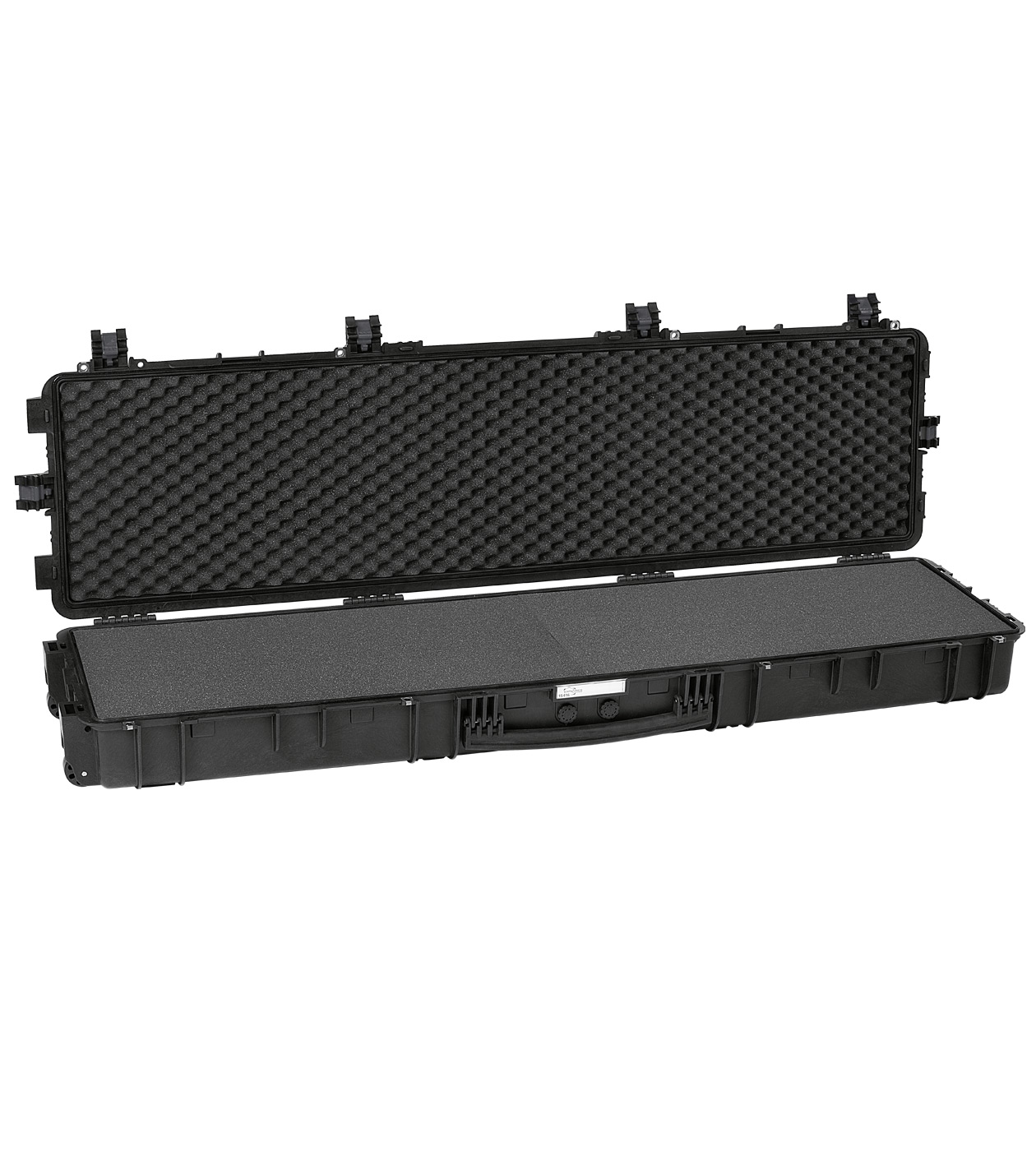 Explorer 15416B black legacy waterproof wheeled foam filled case