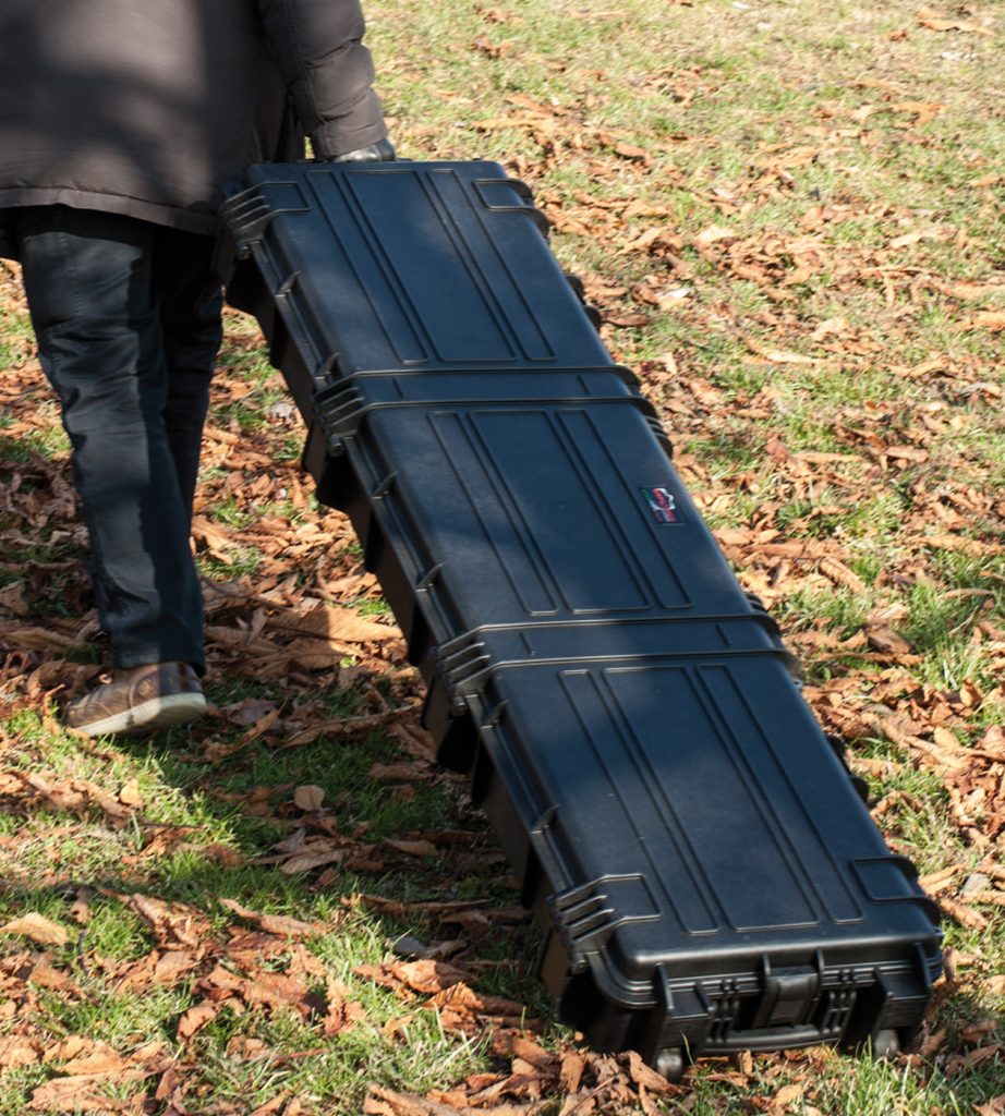 Explorer 15416B black legacy waterproof wheeled case
