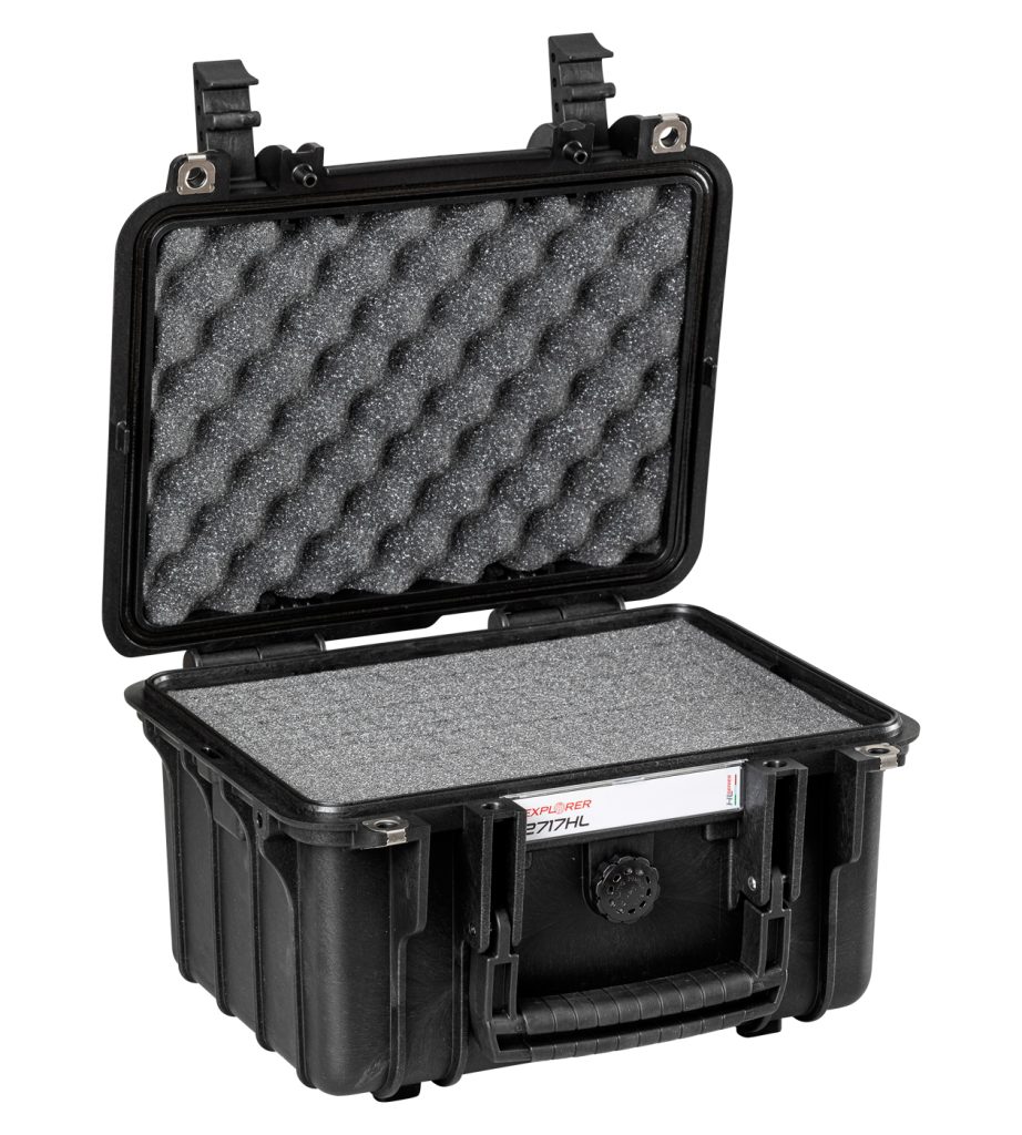 Explorer 2717HLB black heavenly light waterproof foam filled case