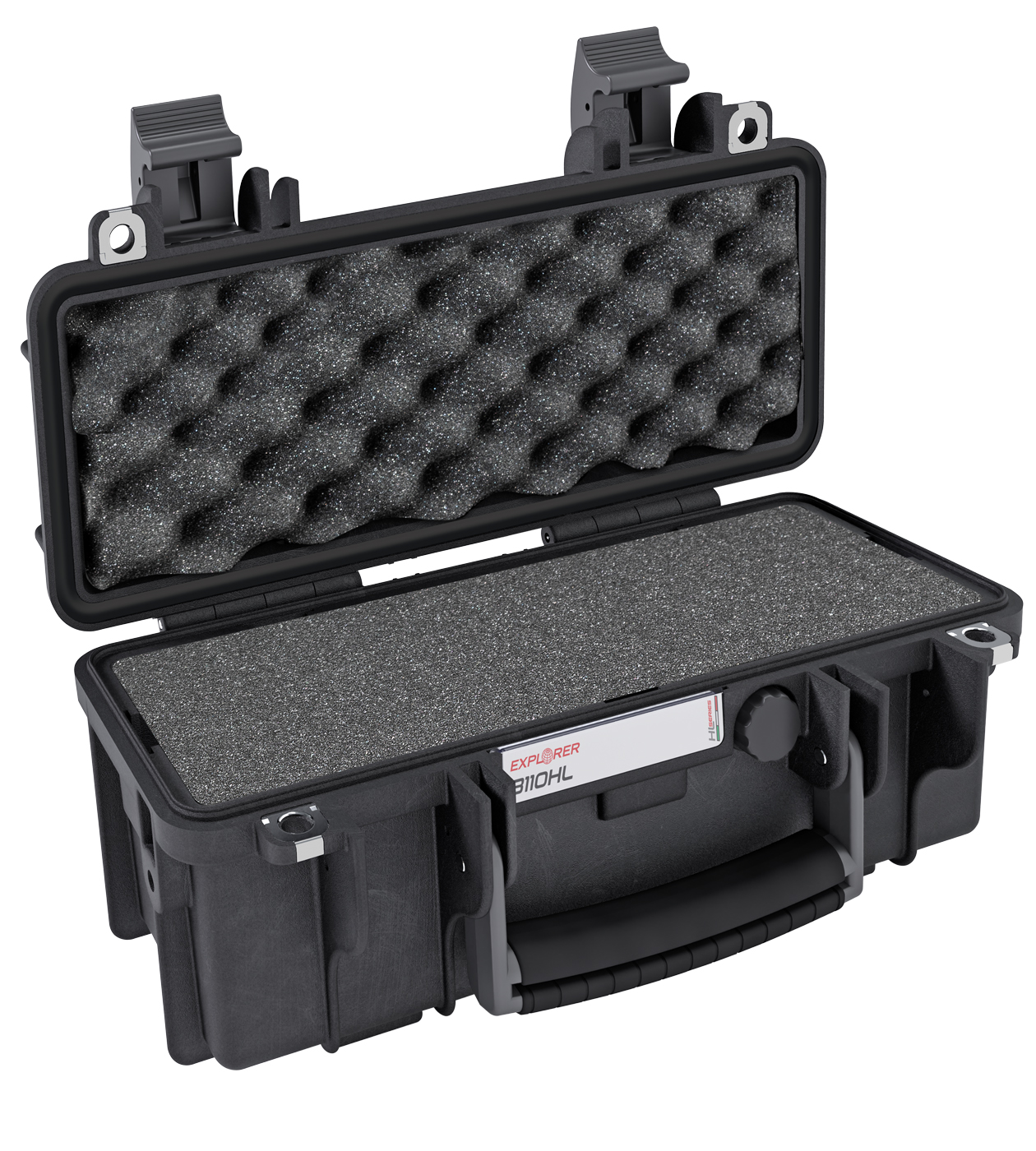 Explorer 3110HLB black heavenly light waterproof foam filled case