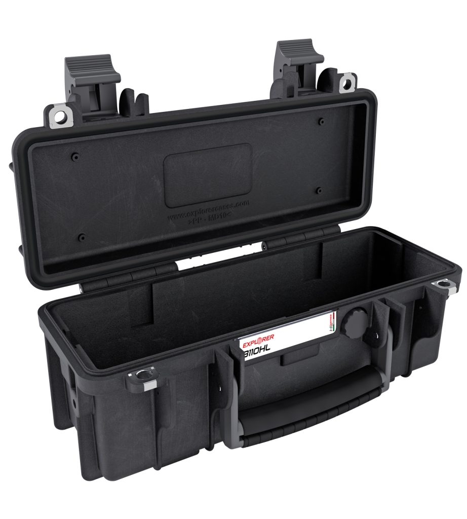 Explorer 3110HLB black heavenly light waterproof empty case
