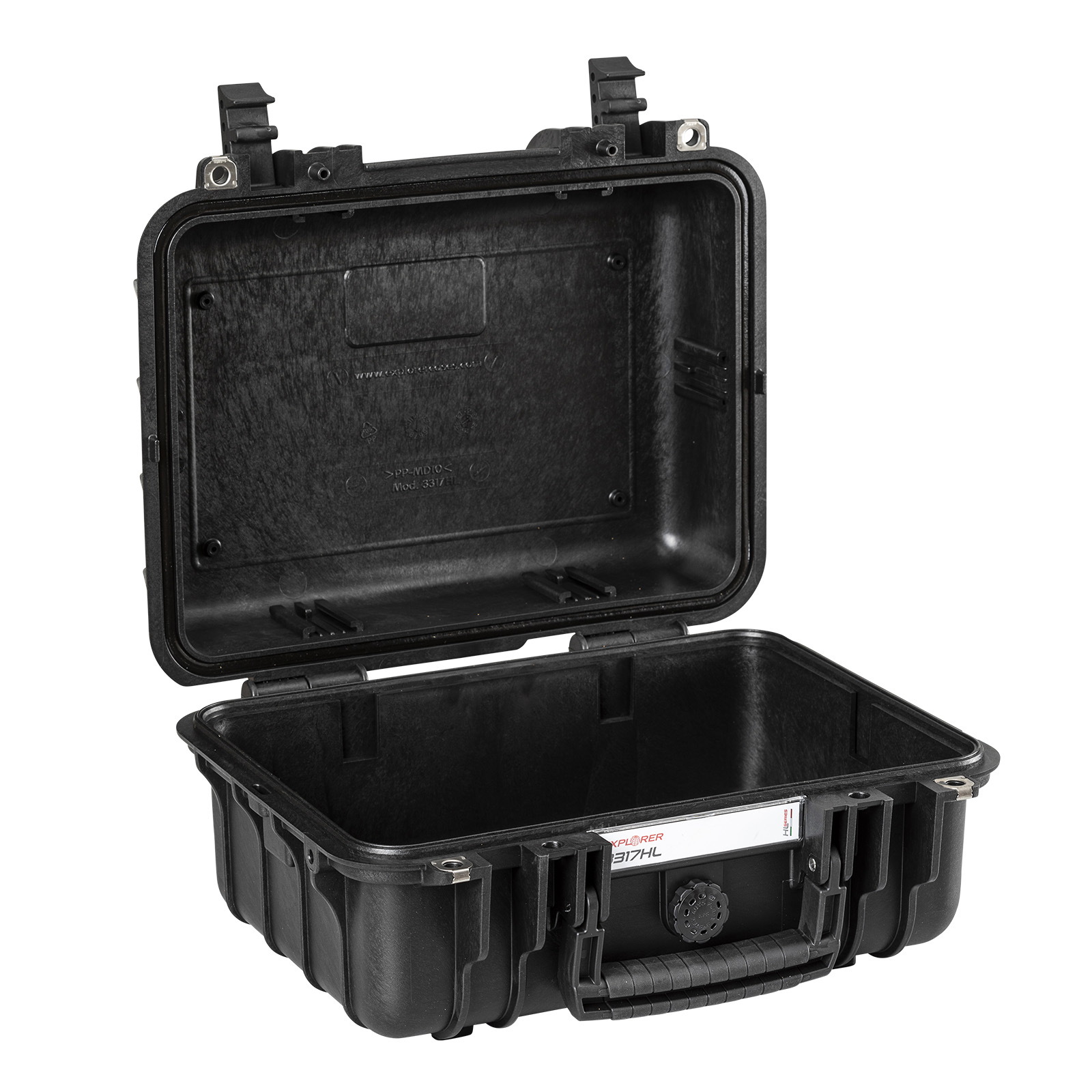 Explorer 3317HLB black heavenly light waterproof empty case