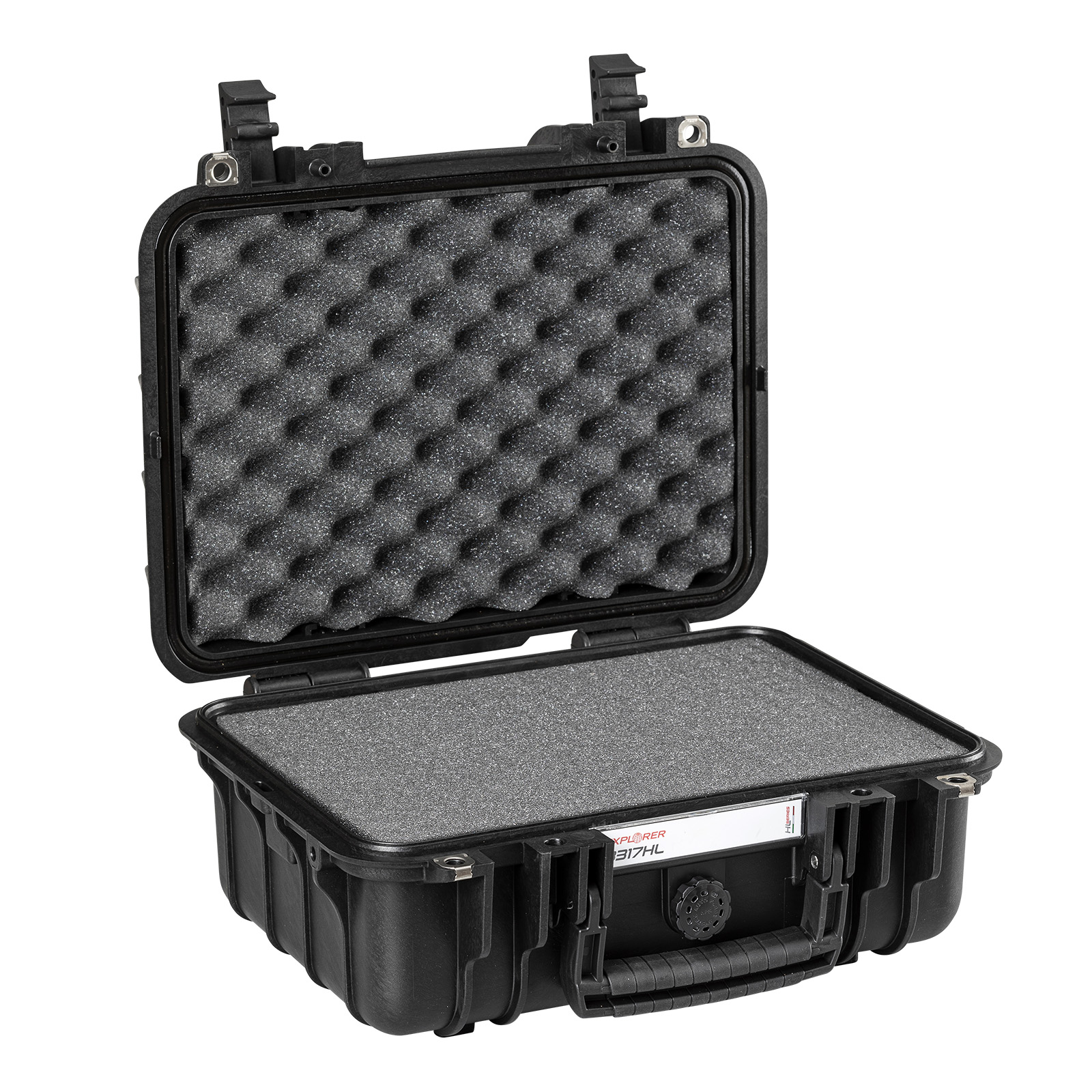 Explorer 3317HLB black heavenly light waterproof foam filled case