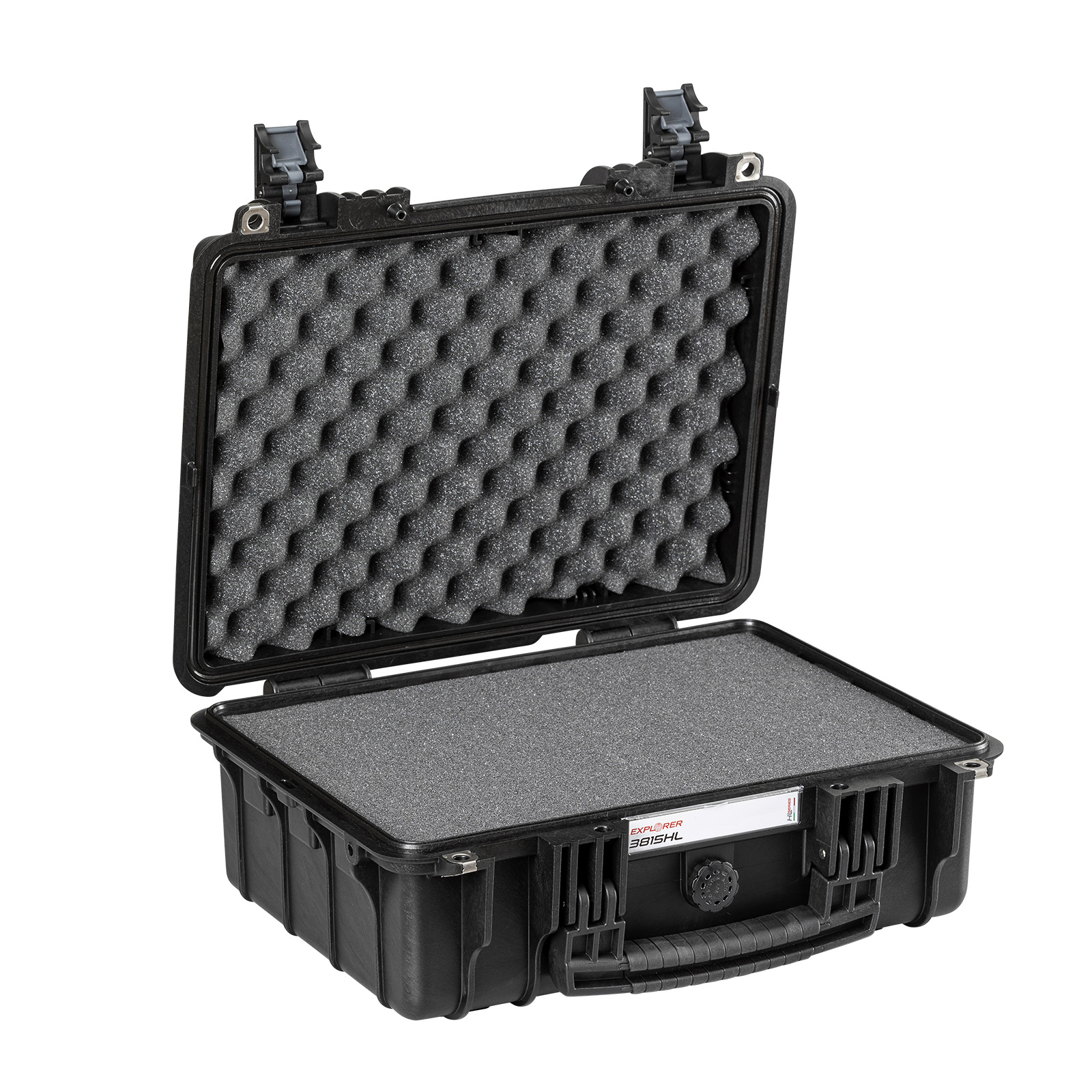 Explorer 3815HLB black heavenly light waterproof foam filled case