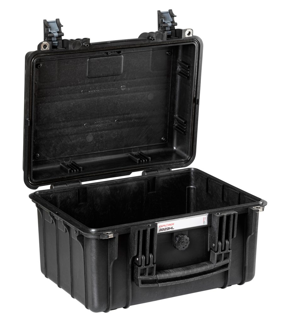 Explorer 3823HLB black heavenly light waterproof empty case