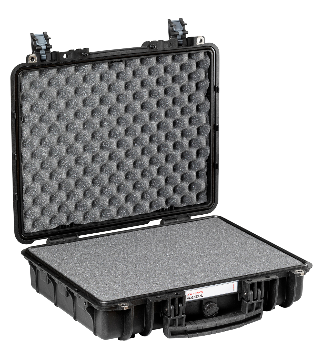 Explorer 4412HLB black heavenly light waterproof foam filled case