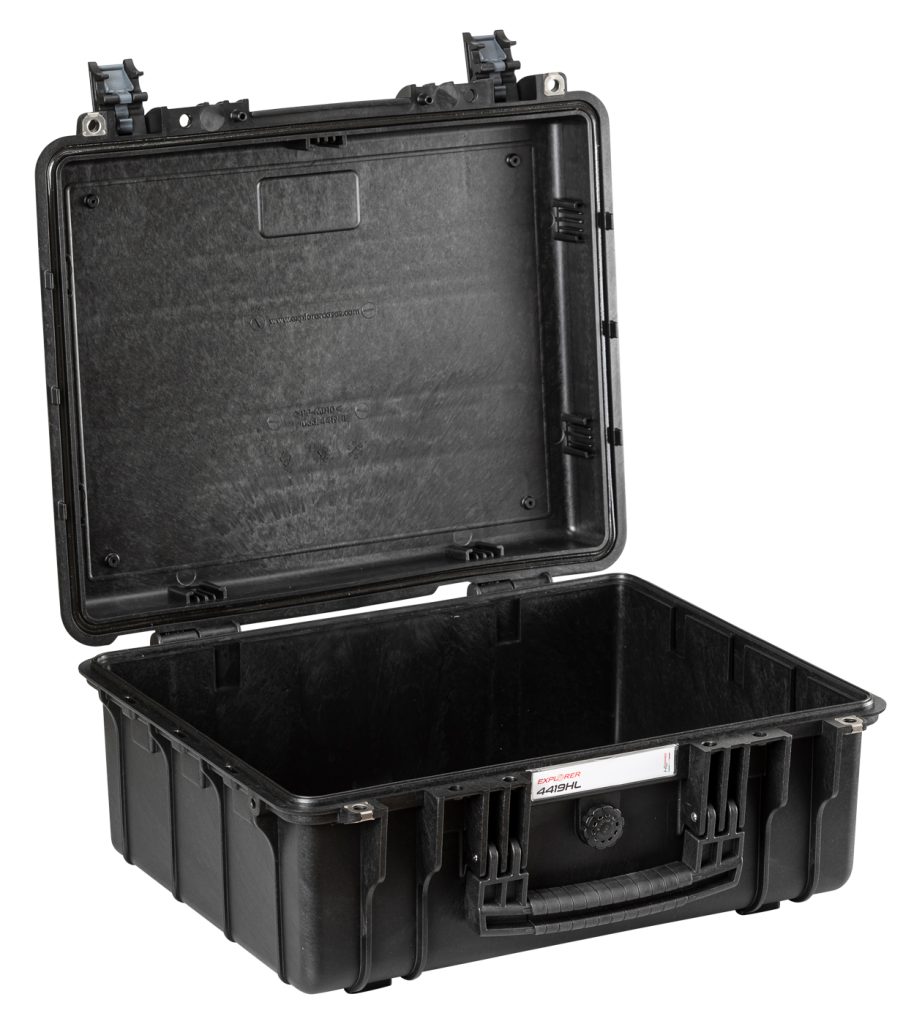 Explorer 4419HLB black heavenly light waterproof empty case