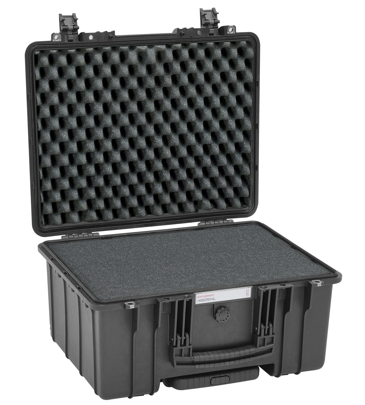 Explorer 4825HLB black heavenly light waterproof wheeled foam filled case