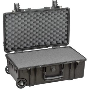 Explorer 5218HLBE black heavenly light waterproof wheeled foam filled case