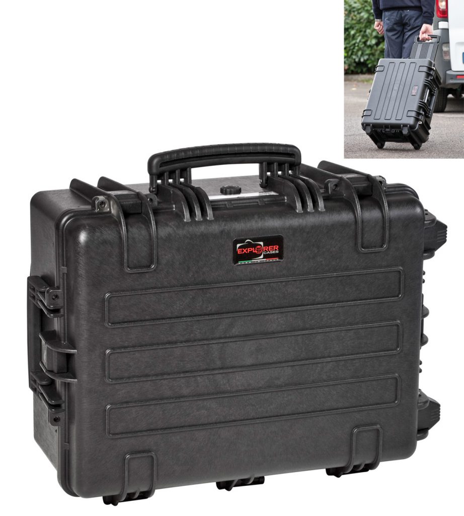 Explorer 5326B black legacy waterproof wheeled case