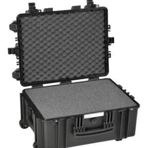 Explorer 5326B black legacy waterproof wheeled foam filled case