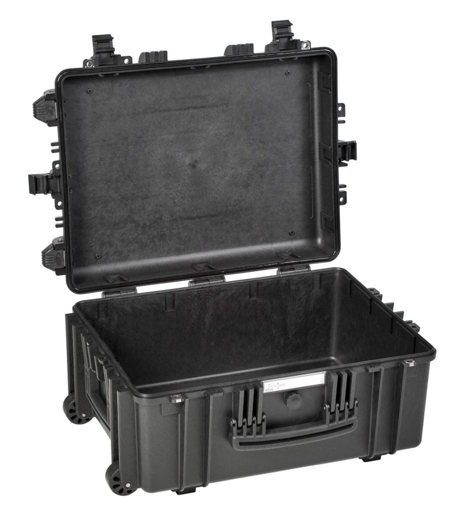 Explorer 5326B black legacy waterproof wheeled empty case