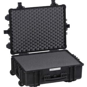 Explorer 5823B black legacy waterproof wheeled foam filled case