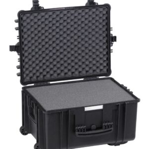 Explorer 5833B black legacy waterproof wheeled foam filled case