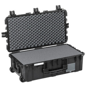Explorer 7626HLB black heavenly light waterproof wheeled foam filled case