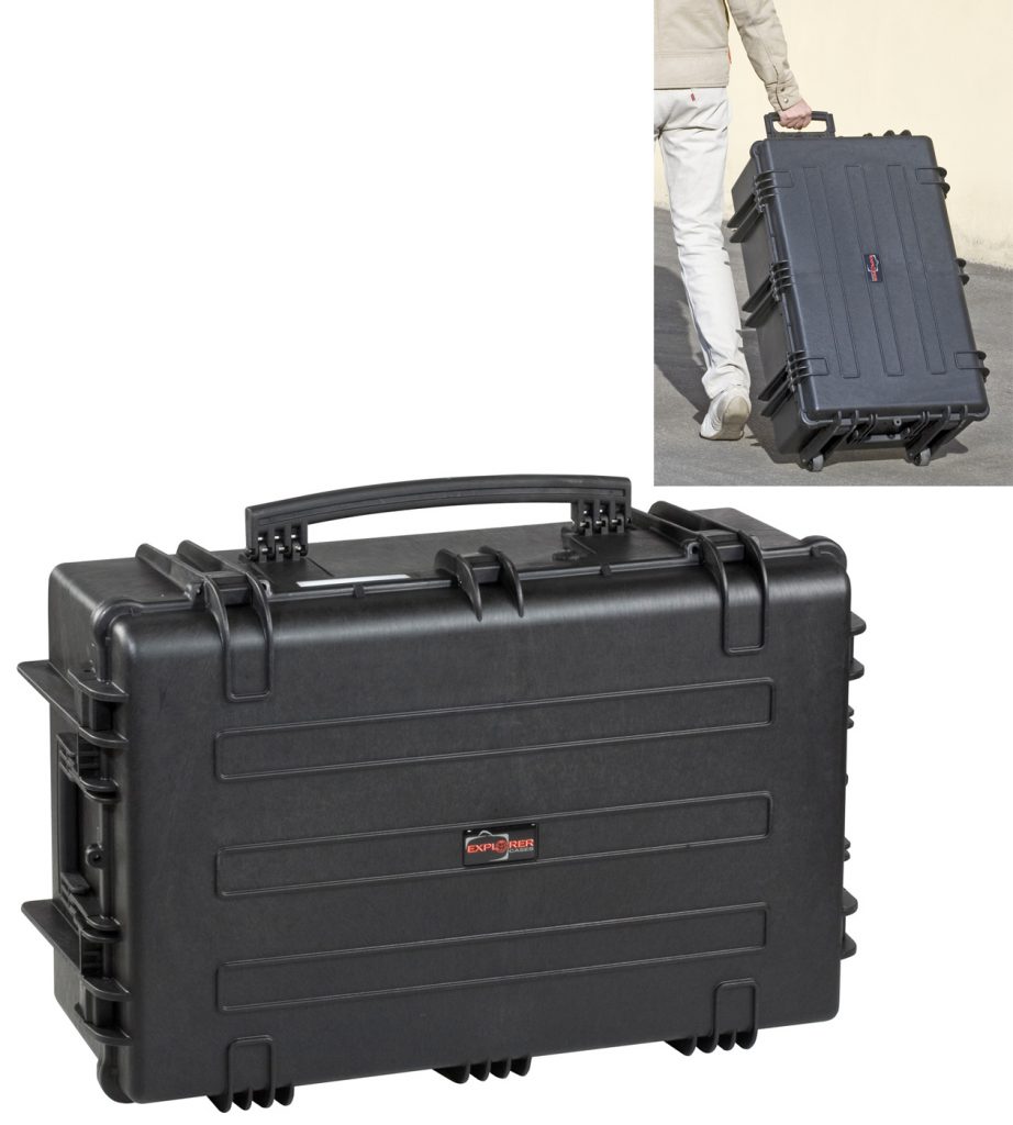Explorer 7630B black legacy waterproof wheeled case