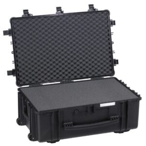 Explorer 7630B black legacy waterproof wheeled foam filled case