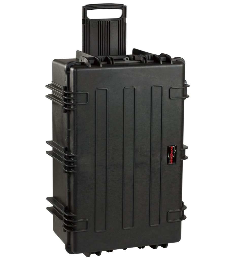 Explorer 7630B black legacy waterproof wheeled case