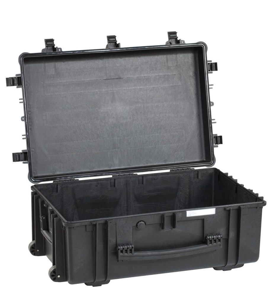 Explorer 7630B black legacy waterproof wheeled empty case