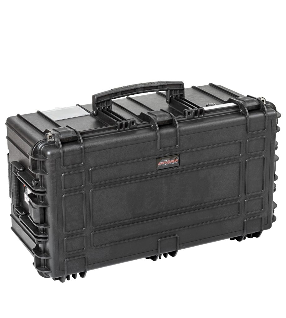 Explorer 7635HLB black heavenly light waterproof wheeled case