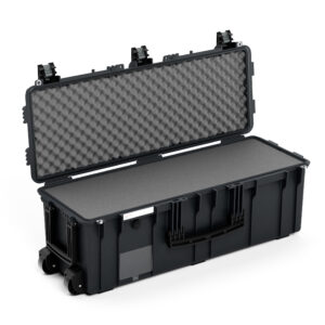 Explorer 8831HLB black heavenly light waterproof wheeled foam filled case