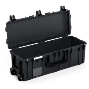 Explorer 8831HLB black heavenly light waterproof wheeled empty case