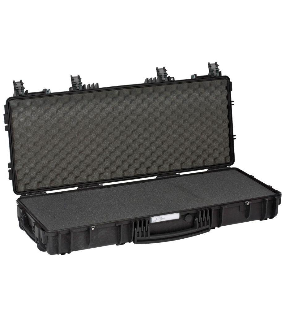 Explorer 9413B black legacy waterproof wheeled foam filled case