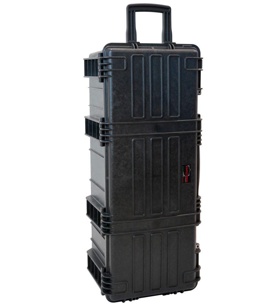 Explorer 9433B black legacy waterproof wheeled case