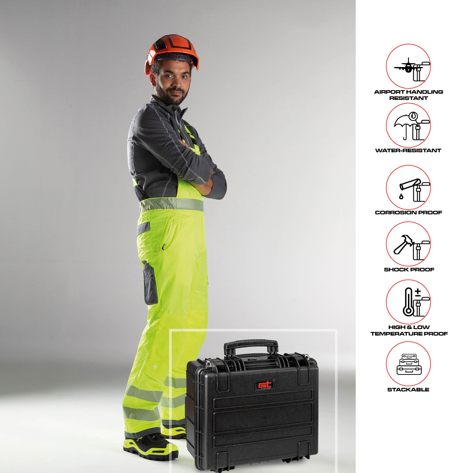 GT 44-19 PTS professional water-resistant tool case