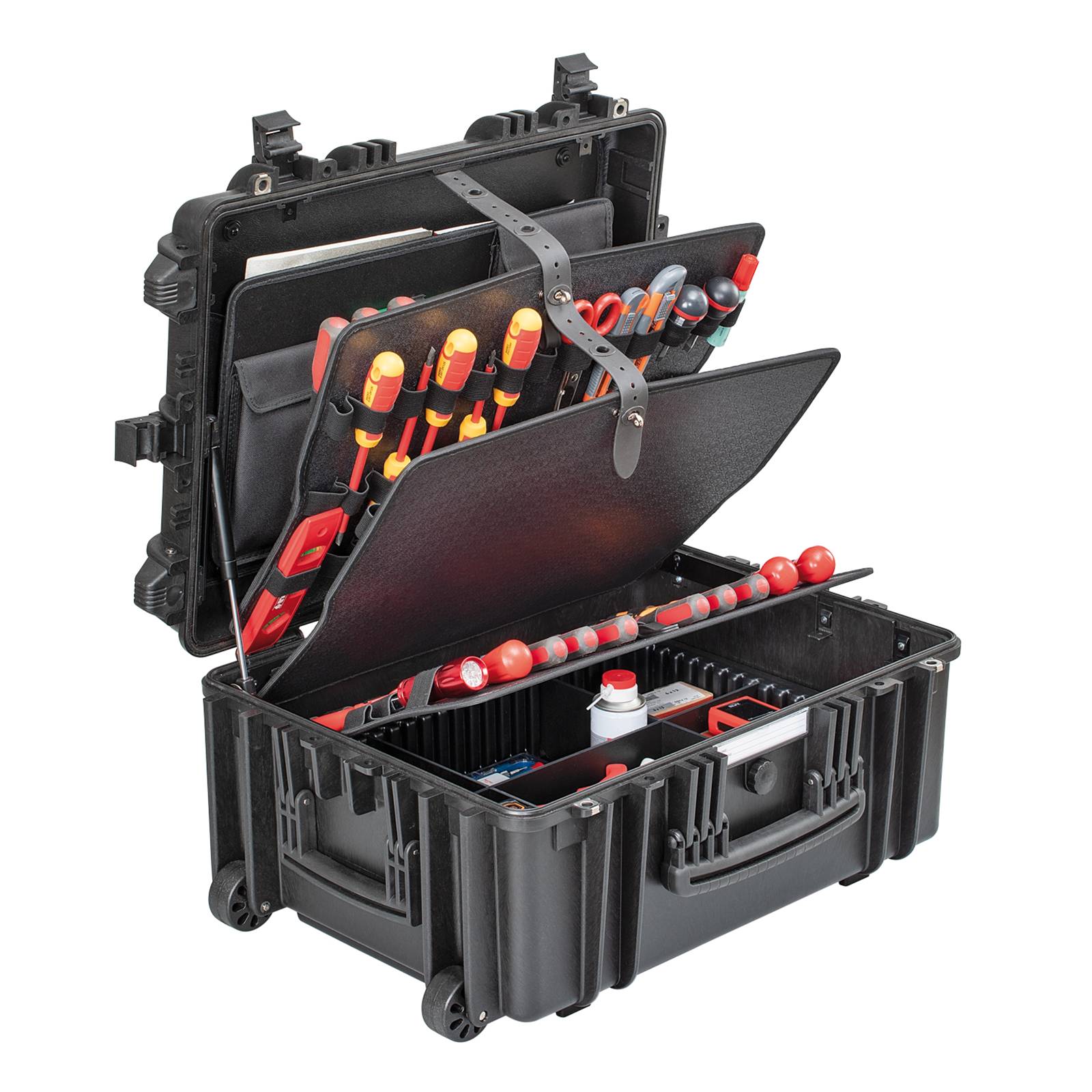 GT 53-26 PEL professional water-resistant wheeled tool case