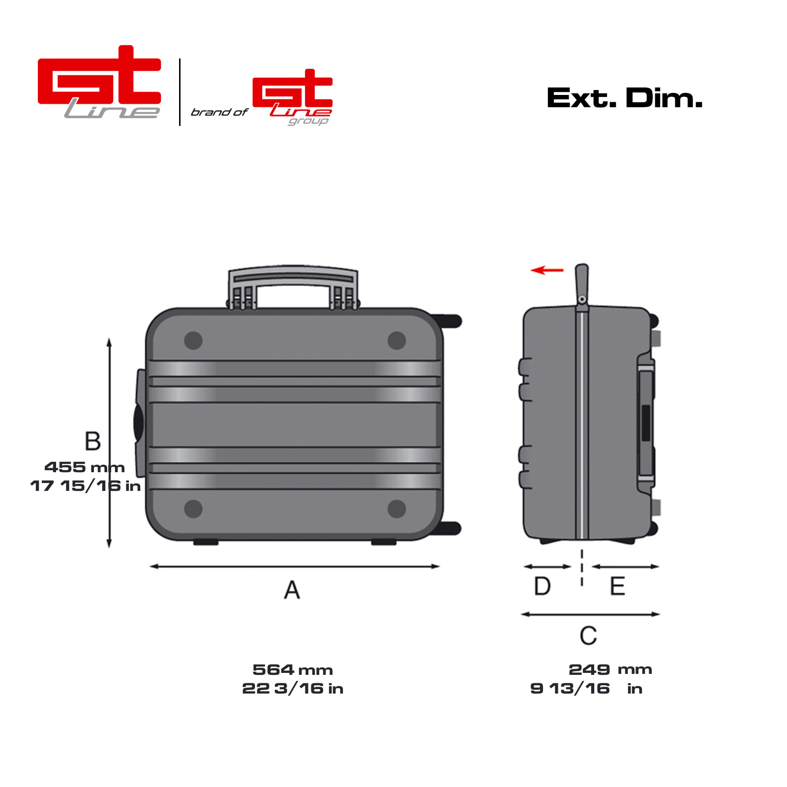 New Mega Wheels PEL professional wheeled tool case