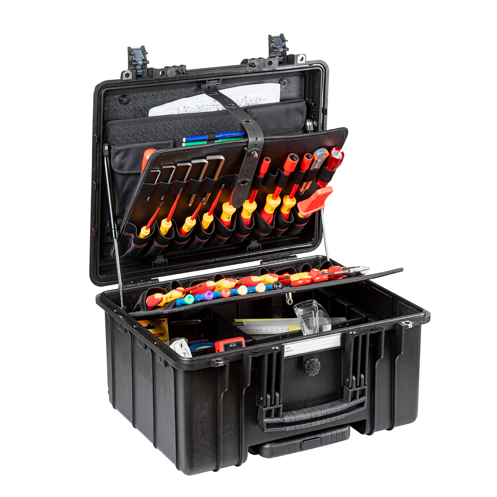 GT 48-25HL PTS professional water-resistant wheeled tool case