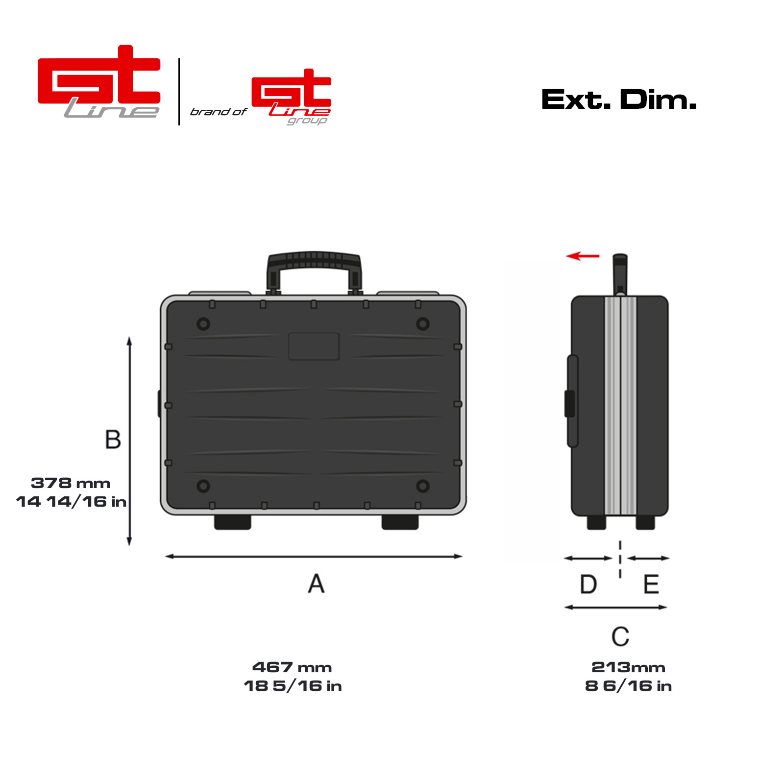Revo 21 PEL professional tool case