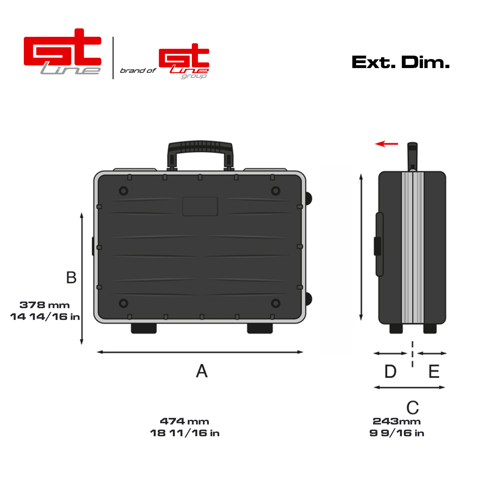 Revo 21 PEL professional tool case