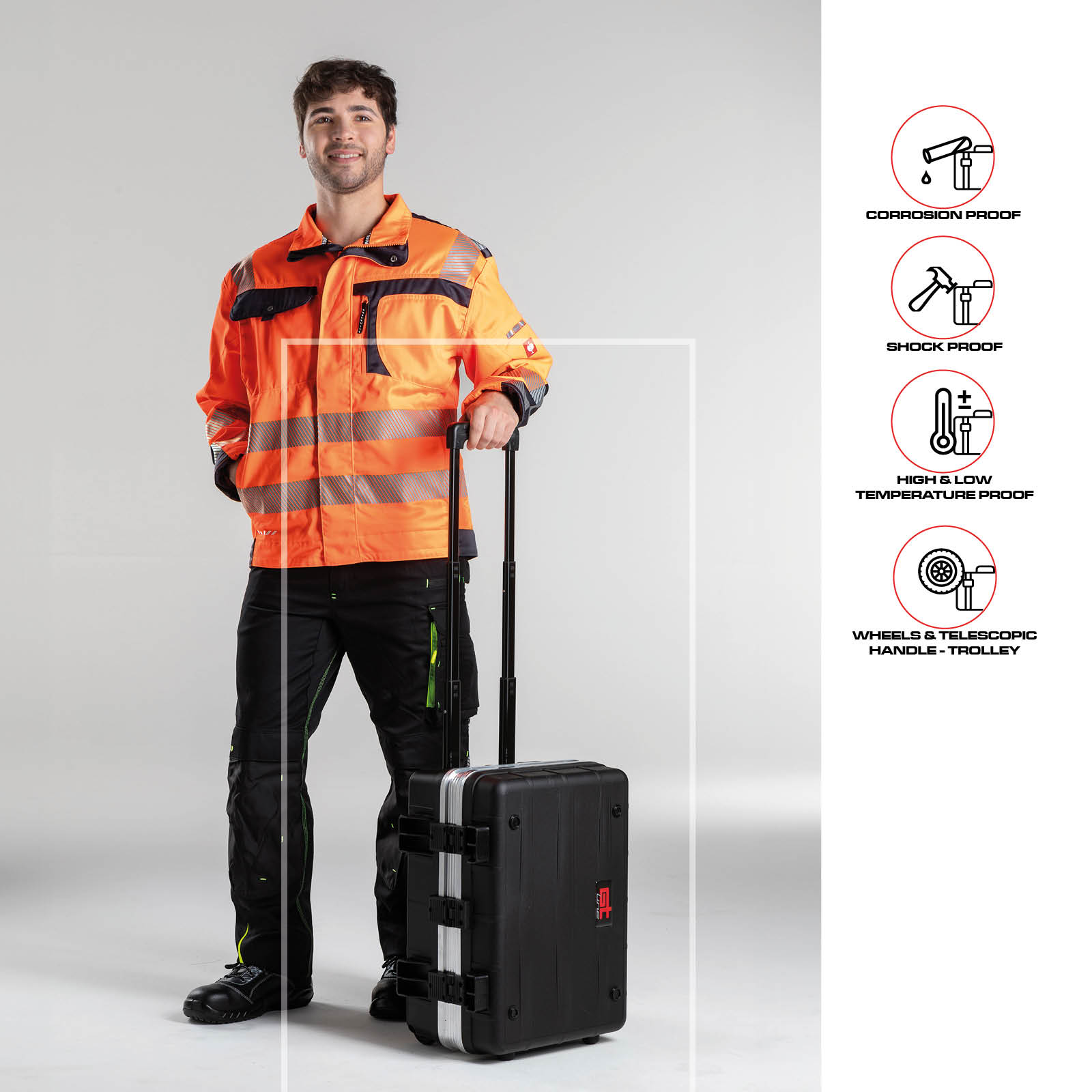 Revo 21 WH PTS professional wheeled tool case