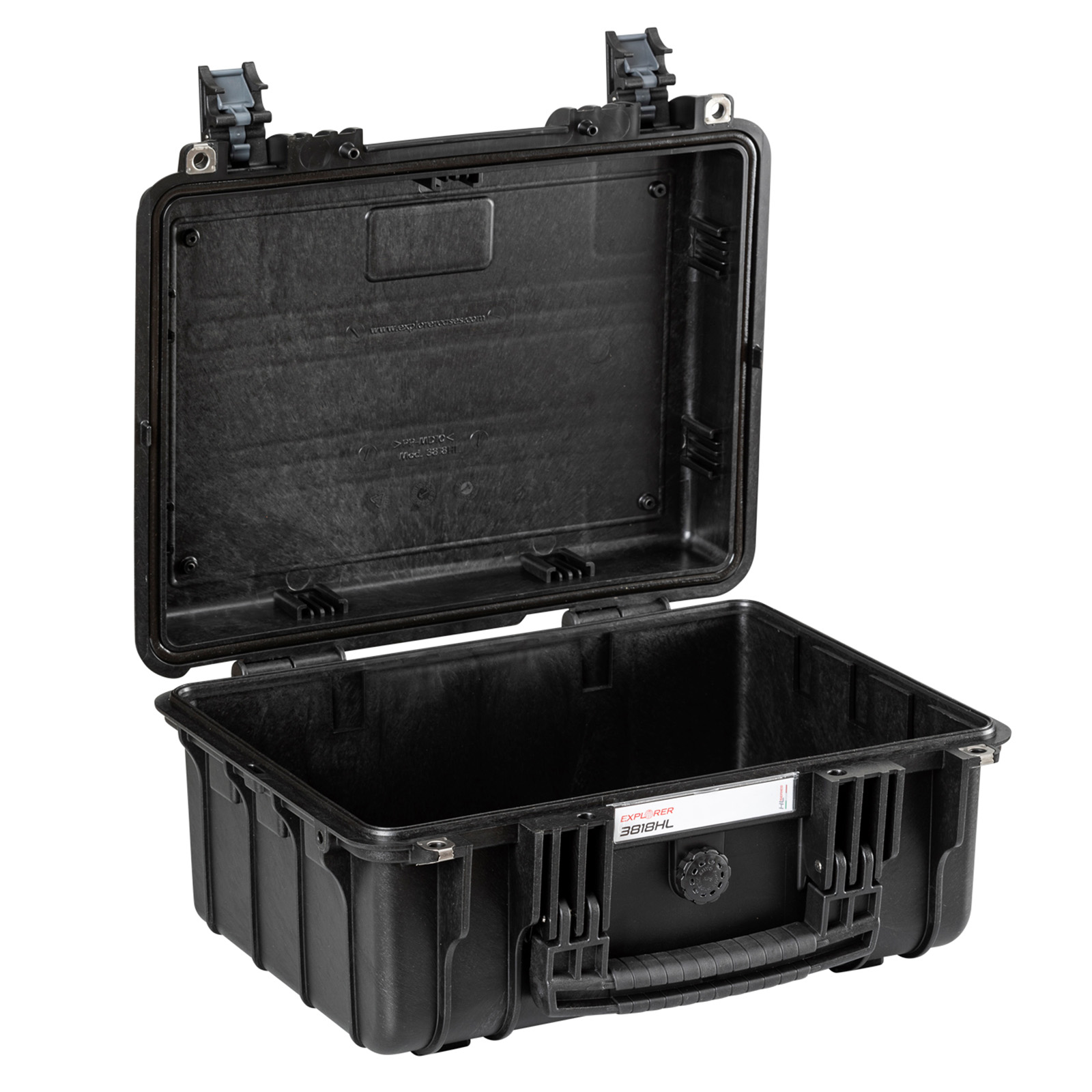 Explorer 3818HLB black heavenly light waterproof empty case